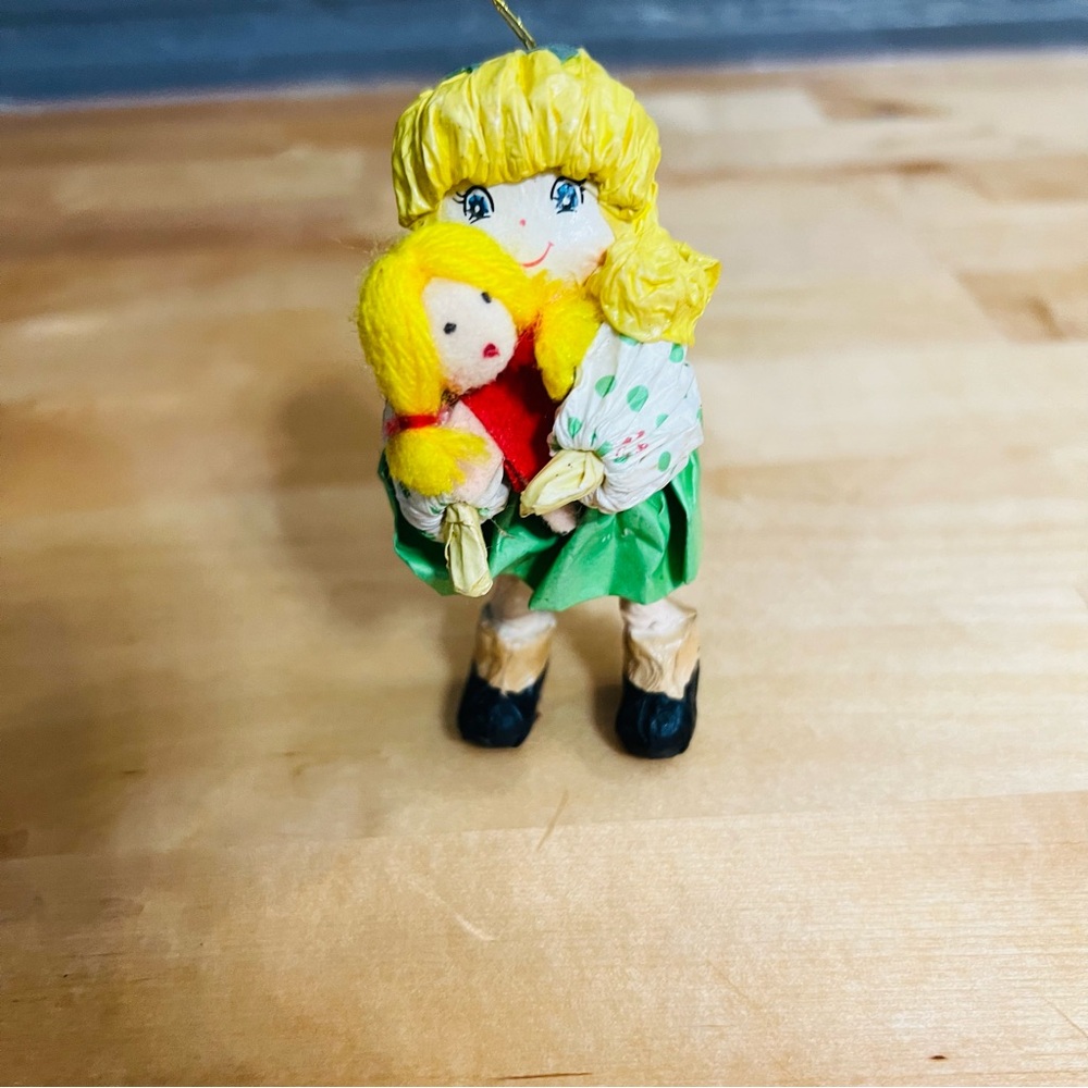 Vintage Paper Mache Character Christmas Holiday Ornaments